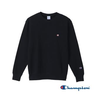 【Champion】官方直營-BASIC素色圓領上衣-男(深藍色)