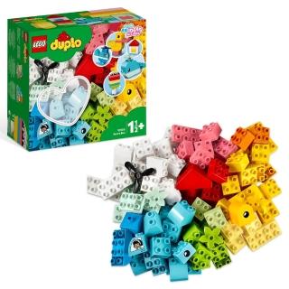 【LEGO 樂高】得寶系列 10909 心型盒(學齡前 創意遊戲)