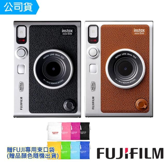 【FUJIFILM 富士】instax mini Evo EVO 混合式數位 拍立得相機(公司貨-加贈束口袋)