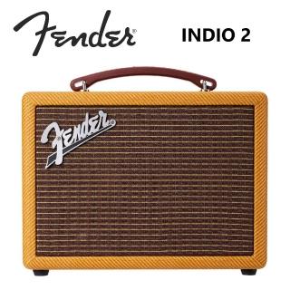 【Fender】藍牙喇叭 黃色斜紋(Indio 2)