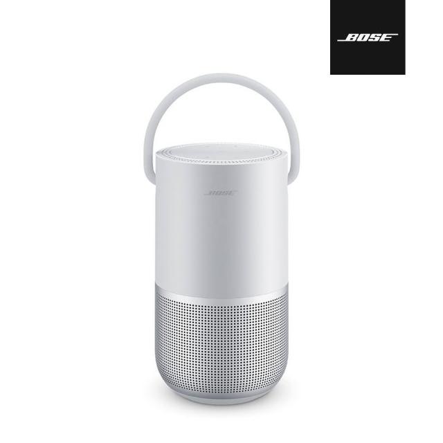 【BOSE】360° 全方向聲音 防潑水 可通話 提把可攜式WiFi、藍牙揚聲器 銀色