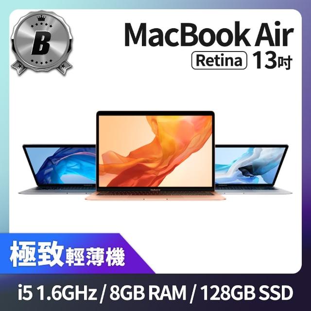 Apple 蘋果】B 級福利品MacBook Air Retina 13吋i5 1.6G 處理器8GB