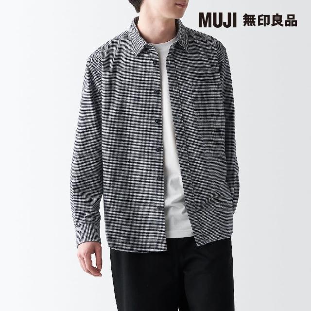 【MUJI 無印良品】男雙面起毛法蘭絨長袖襯衫(共10色)
