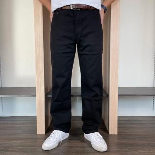 【Last Taiwan Jeans 最後一件台灣牛仔褲】微彈耐磨中直筒 台灣製 黑#97430(四季款、微彈)