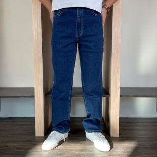 【Last Taiwan Jeans 最後一件台灣牛仔褲】中直筒 台灣製牛仔褲 中藍 #97564(偏厚款、微彈力)