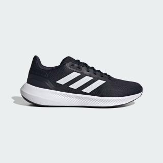 【adidas 愛迪達】Runfalcon 3.0 男 慢跑鞋 運動 休閒 跑鞋 透氣 緩震 簡約 深藍 白(ID2286)