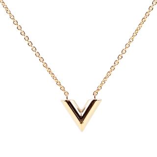 【Louis Vuitton 路易威登】Essential V Logo 項鍊(M00857)