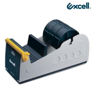 【Excell.tw】Excell ET-337三軌桌上型膠帶台(穩定防滑 鐵製工業風切台 安全護蓋 文具膠帶切割器)