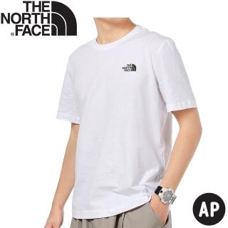 【The North Face】男女款 短袖上衣AP《白》4U9I/短T/休閒短袖/T恤(悠遊山水)