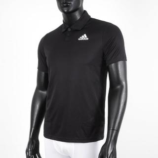 【adidas 愛迪達】H.RDY POLO 男 Polo衫 短袖 上衣 運動 訓練 網球 快乾 涼爽 黑(HC2716)