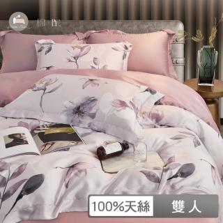 【棉眠DreamTime】60支100%天絲四件式兩用被床包組-悅熙(雙人)