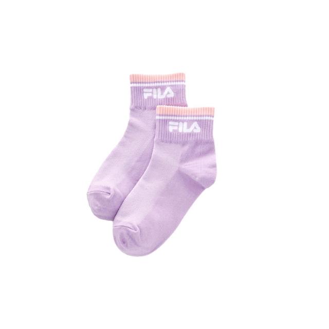 【FILA官方直營】基本款薄底短襪-紫色(SCY-1003-PL)
