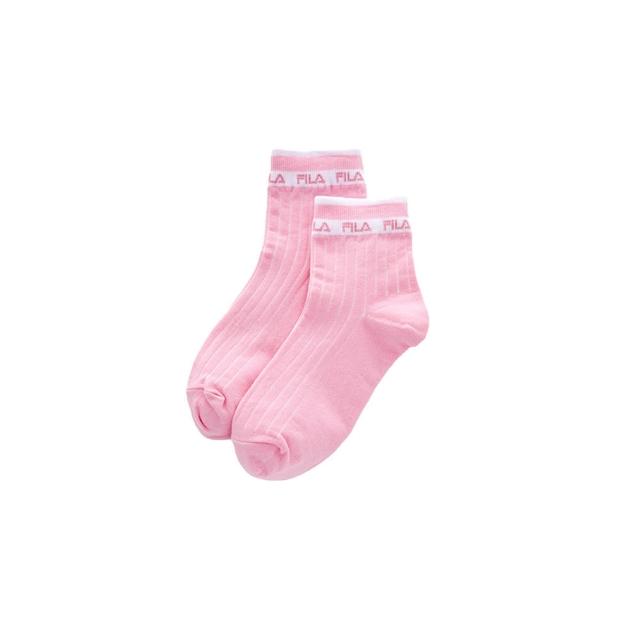 【FILA官方直營】基本款薄底短襪-粉色(SCY-1002-PK)