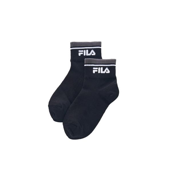 【FILA官方直營】基本款薄底短襪-黑色(SCY-1003-BK)