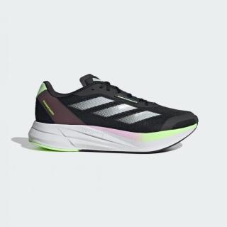 【adidas 愛迪達】慢跑鞋 男鞋 運動鞋 緩震 DURAMO SPEED 黑白綠 IE5475