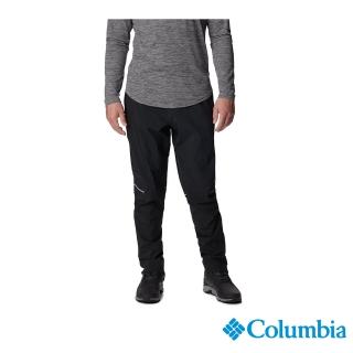 【Columbia 哥倫比亞 官方旗艦】男款-Hazy TrailOmni-Tech防水長褲-黑色(UWM55550BK/HF)