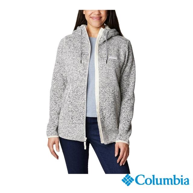 【Columbia 哥倫比亞 官方旗艦】女款-Sweater Weather內長刷毛外套(UAR46220FW/HF)
