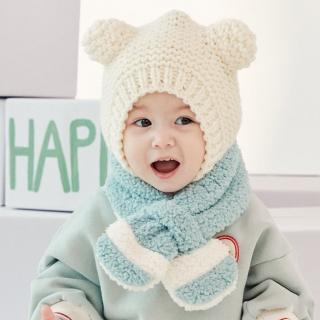 【Happy Prince】韓國製 Natty薄荷綠雪絨內裡嬰兒童圍巾(保暖寶寶圍脖圍兜口水巾)
