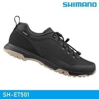 【城市綠洲】SHIMANO SH-ET501 自行車硬底鞋 / 黑色(車鞋 自行車鞋 非卡式自行車鞋)