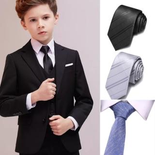 【拉福】兒童斯坦多款窄版領帶6CM拉鍊領帶