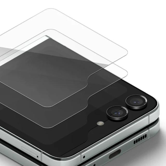 【Rearth】Ringke 三星 Galaxy Z Flip 5 前螢幕玻璃保護貼(2片裝)