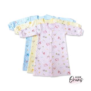 【Oluna 歐露娜】舒適寶貝 軟暖棉寶寶連身衣(保暖和服 幼兒睡袍 寶寶睡袍)