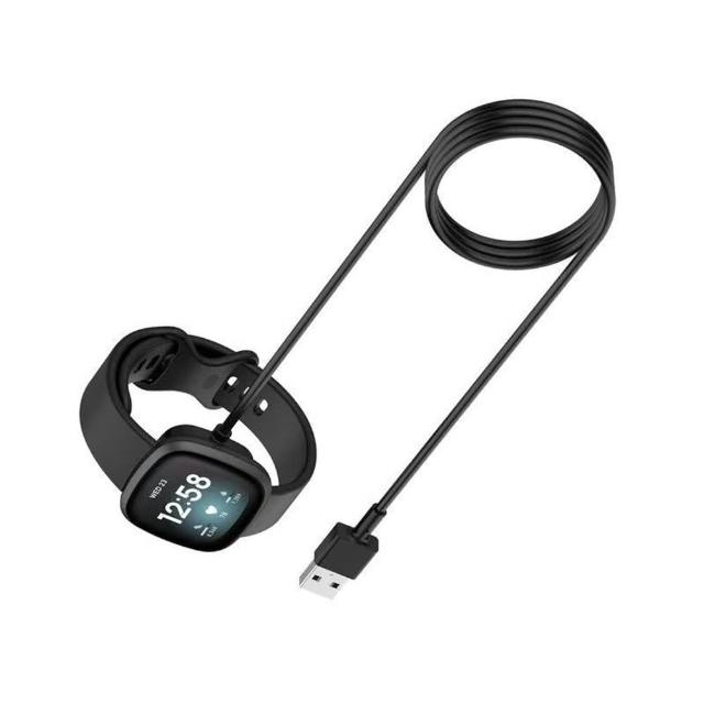 【JiaHung】Fitbit Versa 4/3 相容磁吸充電連接線(USB-A)