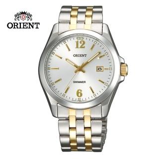 【ORIENT 東方錶】ORIENT 東方錶 OLD SCHOOL系列 復古風石英錶 鋼帶款 白色- 41.0 mm(SUND6002W)