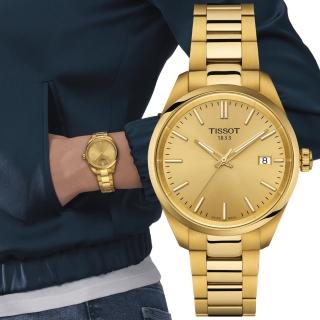 【TISSOT 天梭 官方授權】PR100系列 快拆錶帶 時尚簡約腕錶 / 34mm 禮物推薦 畢業禮物(T1502103302100)