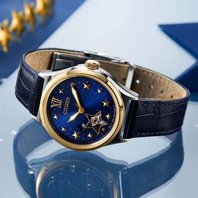 【CITIZEN 星辰】LADYS系列 星形鏤空機械腕錶 禮物推薦 畢業禮物(PC1009-27M)