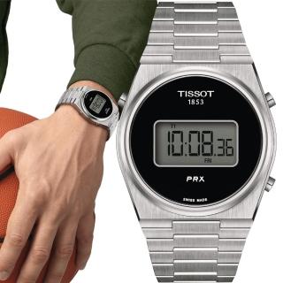 【TISSOT 天梭】官方授權 PRX Digital 數位石英手錶-40mm 618年中慶(T1374631105000)