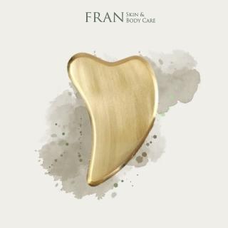 【FRAN法蘭植萃】天然黃銅心型刮痧板(黃銅製成 稀有款 全身適用)