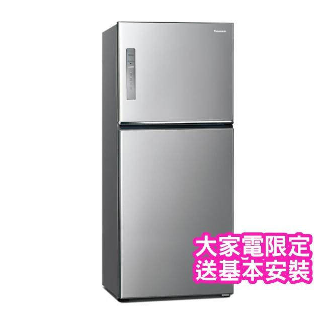 【Panasonic 國際牌】580公升一級無邊框鋼板雙門冰箱(NR-B582TV-S)