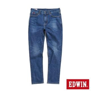 【EDWIN】男裝 加大碼 RED LABEL 365 溫控丹寧窄管直筒牛仔褲(原藍色)