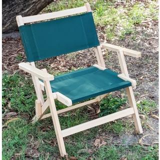 【May Shop】兩入組 野營露營高質感櫸木折疊靠椅木質躺椅