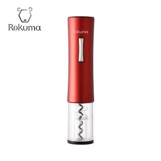 Rokuma紅酒電動開瓶器(酒紅)