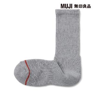 【MUJI 無印良品】男棉混保暖厚織直角襪(共7色)