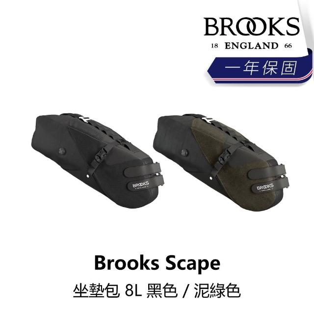 【BROOKS】Scape 坐墊包 8L 黑色/泥綠色(B2BK-29X-XXSSBN)