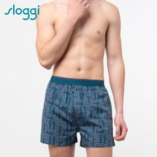 【sloggi Men】AUTOGRAPH 系列寬鬆平口褲(雅緻深藍)