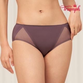 【Triumph 黛安芬】完美曲線系列中腰平口褲 M-EL(氣質紫)
