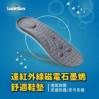 【英國洛納斯Tunellus】遠紅外線磁電石墨烯舒適鞋墊(單雙)