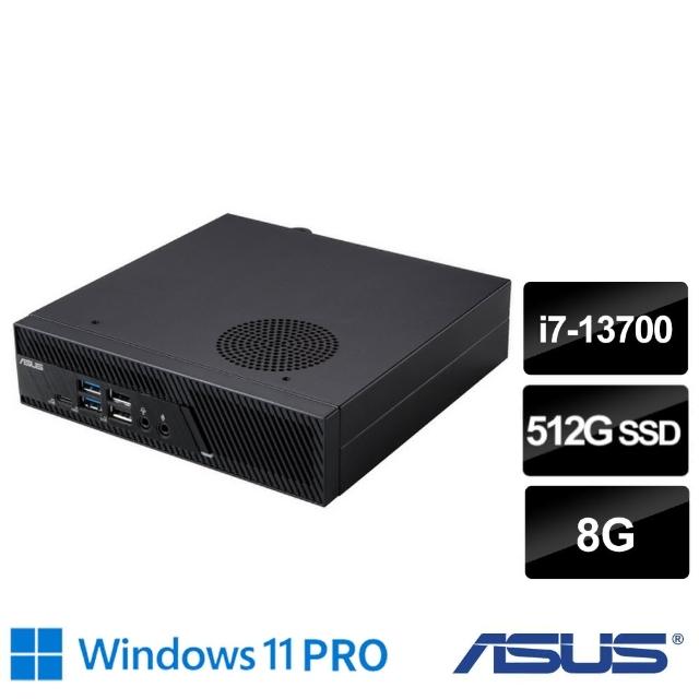 【ASUS 華碩】i7十六核迷你電腦(Vivo PC PB63-B7093AH/i7-13700/8G/512G SSD/W11P)