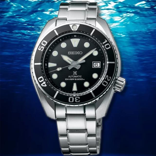 【SEIKO 精工】PROSPEX 水鬼 廣告款 200米潛水機械錶-45mm 送行動電源(6R35-00A0D  SPB101J1)