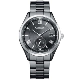 【CITIZEN 星辰】光動能小秒針手錶-38.5mm 送行動電源 畢業禮物(BV1125-97H)