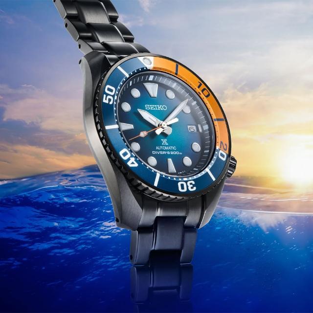 【SEIKO 精工】Prospex 日初 台灣限量款 200米潛水機械錶 套錶 送行動電源(SPB343J1/6R35-02J0B)