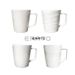 【ERATO】Simple極簡系列馬克杯2入組 240mL 幾何點點 線條(水杯/茶杯/早餐杯/牛奶杯)