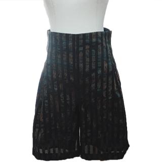 【PANGCHI 龐吉】自然風高腰條紋黑褲裙(2126017/91/92/93)