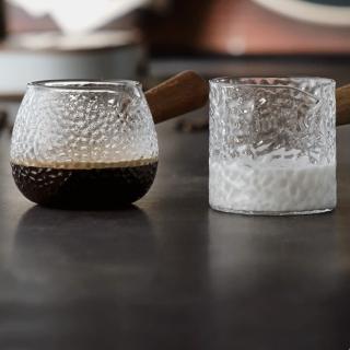 【樂邁家居】Bincoo咖啡萃取量杯 120/130ml(相思木柄/耐高溫/質感家居)