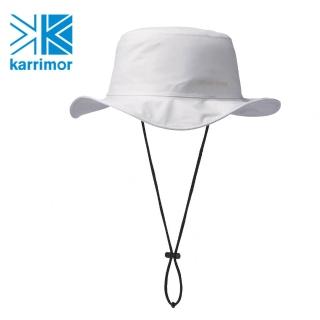 【Karrimor】日本製 原廠貨 中性 lpocketable rain hat 防水圓盤帽/運動/生活/旅行 銀