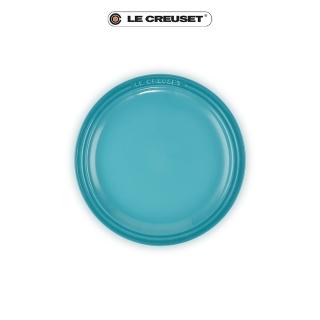【Le Creuset】瓷器圓盤 19cm(加勒比海藍)